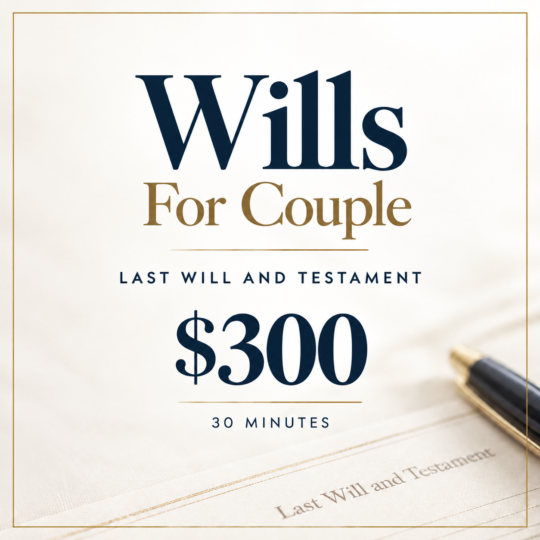 Wills for Two