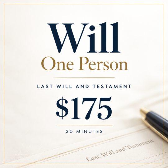 Will for One